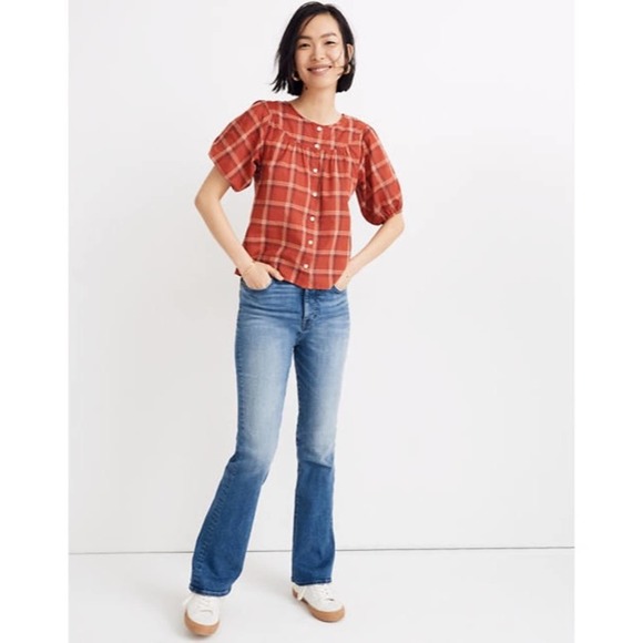 Madewell Tops - Madewell Plaid Prose Shirt Medium